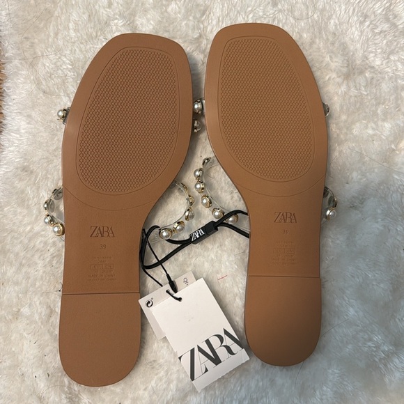 Zara pearl slide sandals - Picture 2 of 4